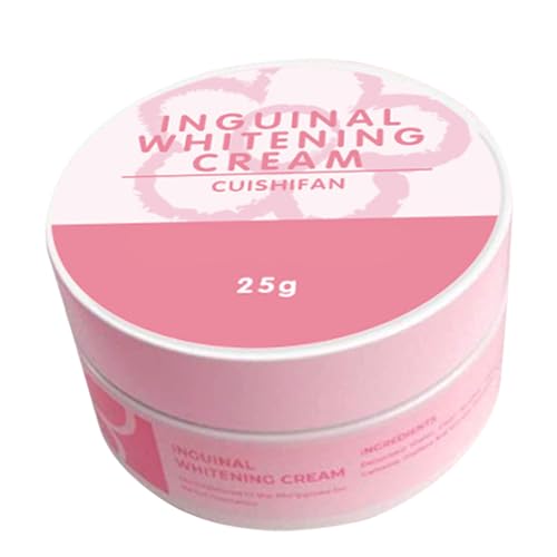 Crema de aclaración para áreas íntimas, crema blanca para piezas íntimas - crema de iluminación 25 ml | Producto hidratante de una parte íntima natural, loción iluminante para los codos