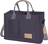 Tote Bags for Women Canvas Tote Purse Crossbody Bags with Pockets Top Handle Shoulder Handbags Satchel Bags for Work