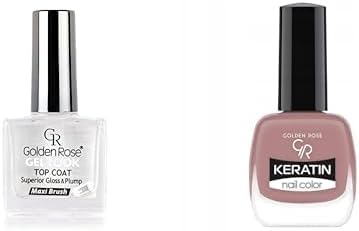 Golden Rose Gel Look Top Coat & Oje Seti