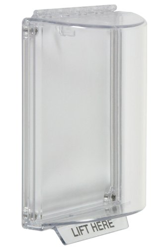 Safety Technology International, Inc. STI-13000NC Universal Stopper without Horn Housing, Flush, Clear , White