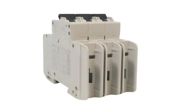 CUTLER HAMMER FAZ-C3/3-NA Thermal Magnetic, 3A, C Curve, Current-LIMITING, 10KA SCCR, 480Y / 277 VAC / 96 VDC, 3-Pole, 35MM DIN Rail Mount., Circuit Breaker