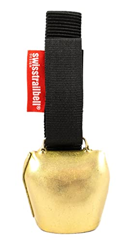swisstrailbell® The New Gold Edition, Fahrradklingel,Trailbell, Bärenglocke, Signalglocke