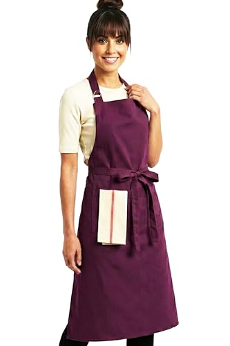 Image of Personalized Custom Apron - 100% Cotton, Adjustable Neck strap, Large Pocket - Unisex Apron for Men & Women - Cooking, Baking, BBQ, Customizable