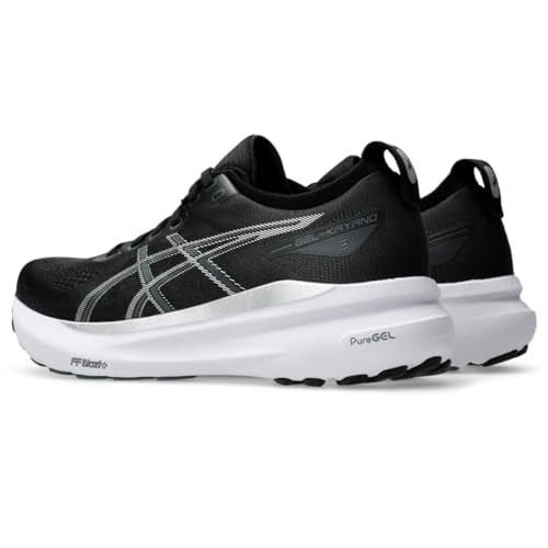 ASICS Women's Gel-Kayano 31 Running Shoes, 10.5, Black/Pure Silver3