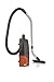 Hoover Commercial HushTone Back Pack 2 Speed Motor with HEPA Filtration and Hexaguard Technology, Extension Wand, Lightweight Design, 6 Quart, CH34006, Black/Orange