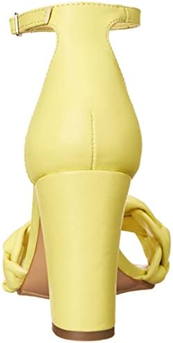 Madden Girl Women's Barbi Heeled Sandal, Citron, 7.5 | Image 2