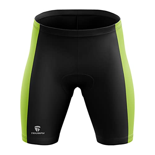 Image of Triumph Men's Cycling Shorts with Foam Padded. These Biking Half Pants are The Most Important Bikes Accessories for Boys /Men Cycling Enthusiasts. Dress Yourself with The Leader in Cycling Clothes