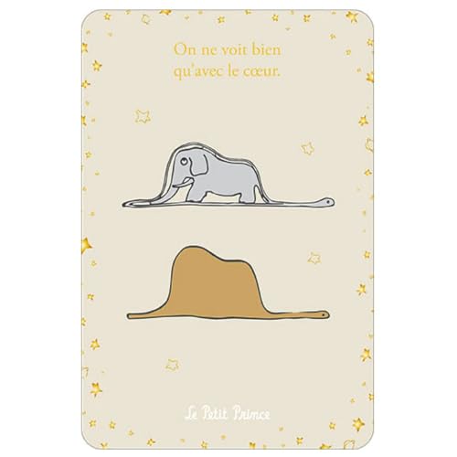 KIUB Postal Principito, Elefante y Serpiente (10x15cm)