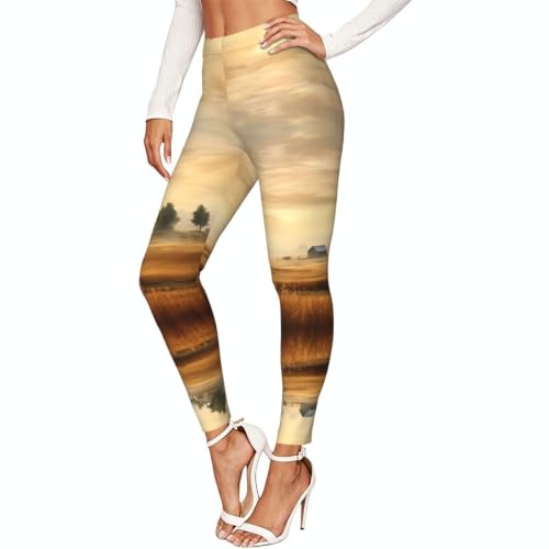 Leggings de compresión para mujer con mallas suaves Country Lifestyle efecto moldeador