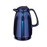 ROTPUNKT Isolierkanne 220 BELLA, 1,0 liter, midnight blue, Glaseinsatz, BPA-frei
