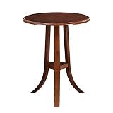 MJWDP Bois massif petit table basse table basse simple petit appartement canapé table basse petite table basse (Color : Walnut, Size : 60x70cm)