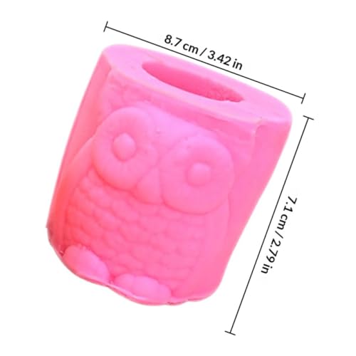Molde de silicona de búho para decorar tu terraza con macetas 3