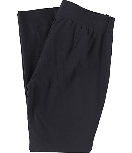 Womens Solid Casual Cropped Pants, Blue, XX-Small2