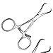 MuskalMed Bone Holding Reposition Forceps Curved w/Sharp Tips 9 cm Surgical Instruments