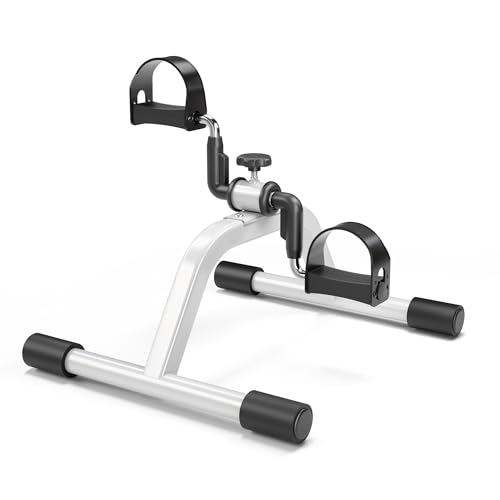 Image of RYGEO Pedal Exerciser Mini Exercise Bike for Leg and Arm Recovery Exercise Lightweight and Portable Floor Bike