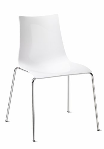 Chaise ZEBRA ANTISHOCK 4 PIEDS - Couleur - Fumé transparent - contemporain - Polycarbonate recyclable