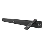 DMD Collective – Sound Bar for TV, 30 Watts Small Soundbar, Surround Sound System Sound Bar with Bluetooth 5.3/Optical/AUX Connection for PC/Gaming/Projectors