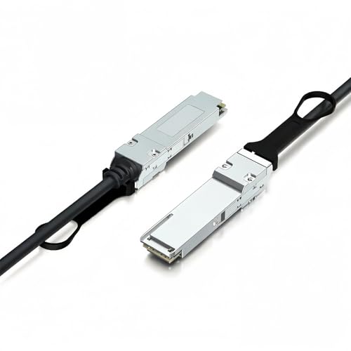 Image of 10Gtek 200Gb /s QSFP56 DAC Compatible for NVIDIA MCP1650-H002Eyy MCP1650-V0xxEyy, 4-Channel QSFP56,HDR Infiniband and 200GbE Applications, 2-Meter(6.5ft)