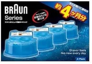 Amazon | BRAUN ブラウン クリーン&リニュー専用洗浄液カートリッジ(4 Amazon | BRAUN ブラウン クリーン&リニュー専用洗浄液カートリッジ(4