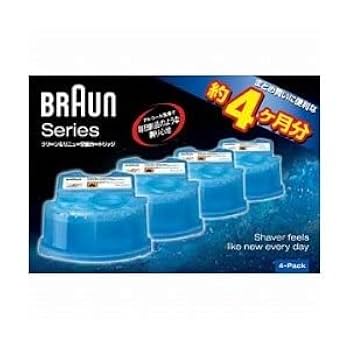 BRAUN クリーン&リニュー 4個入り×4箱 楽天市場】ブラウン 専用洗浄液詰め替えカートリッジ 4個入 CCR