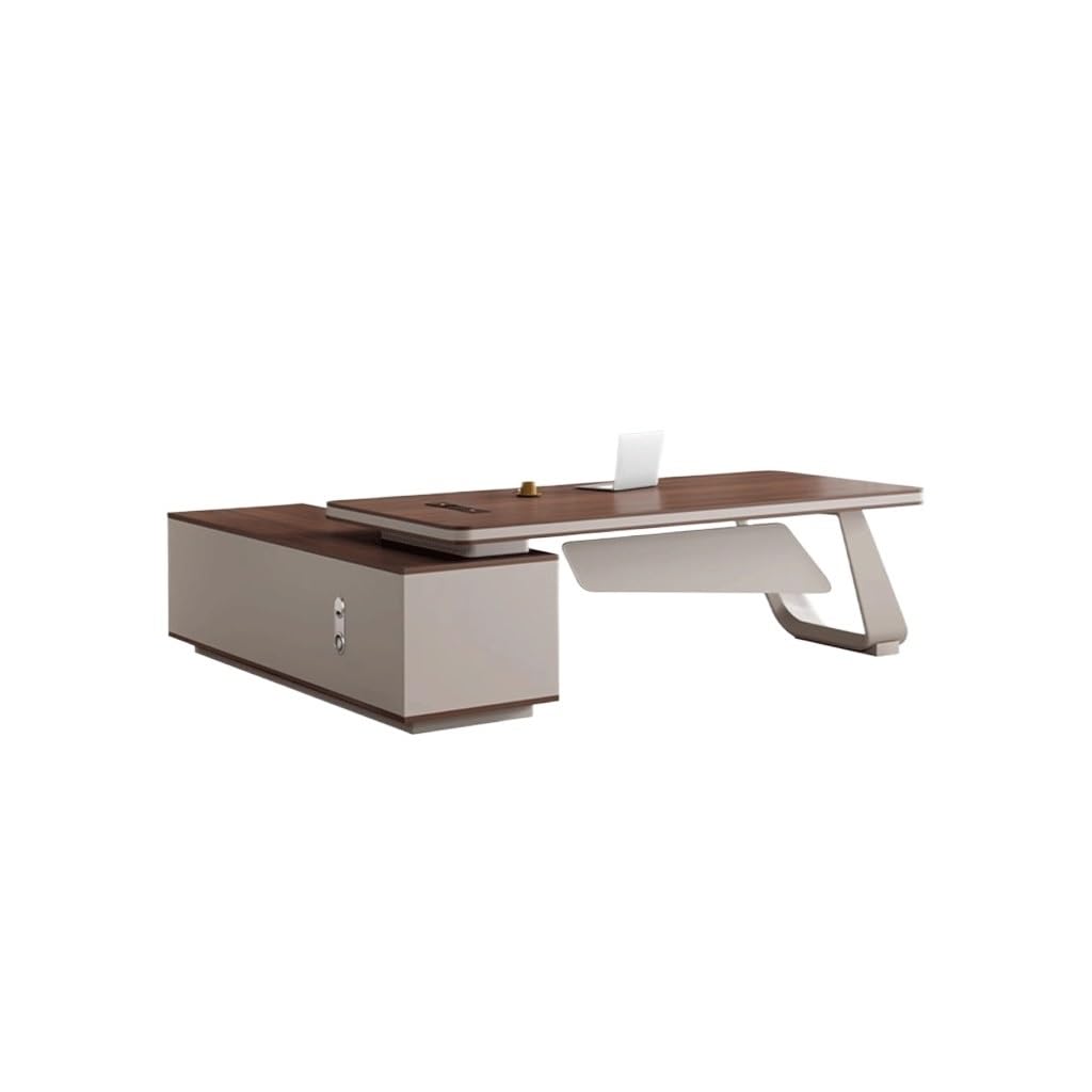 Mesa de Escritorio Para Computadora Scrivania Boss, Scrivania Da Ufficio Moderna, Scrivania Presidenziale, Scrivania Grande, Scrivania Da Ufficio For Manager Scrivania da Studio Per Camera da Letto(A)