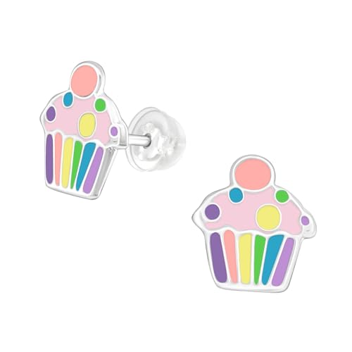 925 Sterling Silver Children's Candy and Sweets Stud Earrings