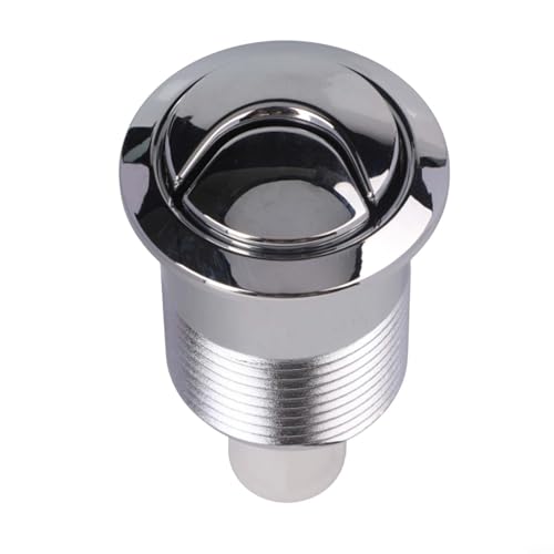 Dual Flush Cistern Button Chrome Round Bathroom Tank Control for Siamp Replacement Part Compatible With Skipper 45