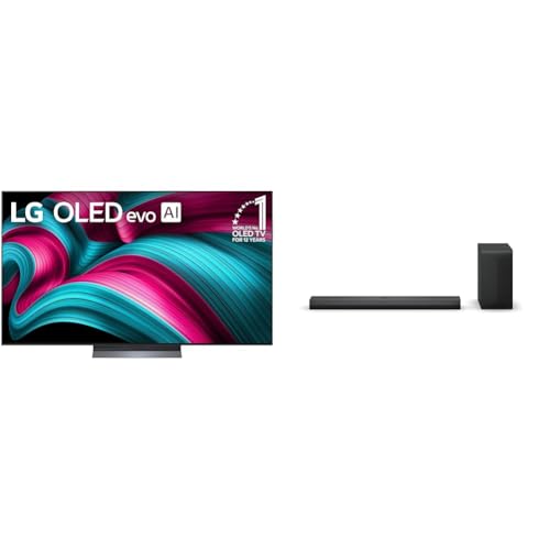 Image of LG 65 inch OLED evo C5 Series 4K Smart TV Bundle S70TY 3.1.1-Channel Soundbar, Dolby Atmos, Wow Orchestra, Rear Speaker Ready, Wireless Subwoofer