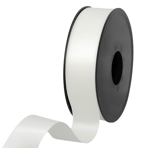 Les Petits Rubans Polyester Ribbon, Double Sided Satin Ribbon 100% Polyester for Weddings Gift Wrapping, Floral Arrangements