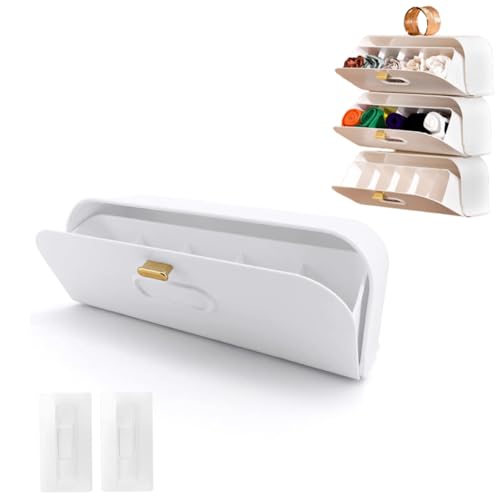 Underwear Socks Storage Box, Multifunctional Storage Box, Plastic Wall Mount Underwear Drawer Organizer, Can Be Used to Store Underpants, Socks, Ties