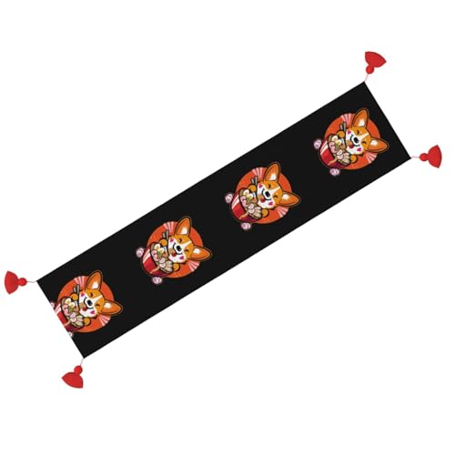 Chemin de table de Noël Corgi original pour égayer vos repas festifs - 3