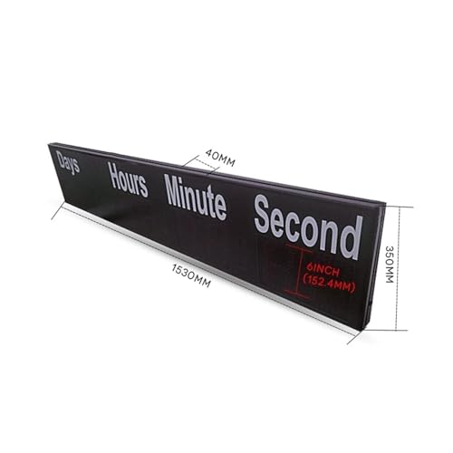 Temporizador digital LED rojo para gimnasio o exteriores miniatura 5
