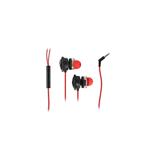 Ozone Gaming Heat X30 - OZHEATX30 - Auriculares In-Ear, Sonido estéreo, micrófono Integrado, Control Remoto, Recibir Llamadas con Manos Libres, micrófono Gaming Extraible, Negro