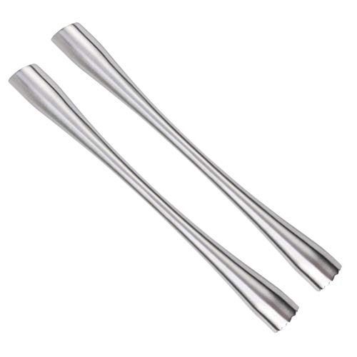 Hemoton Ergonomic 2 Pack Tooth Grinding Rods Portable Bar Sticks for Efficient Mixing Made of Safe Material