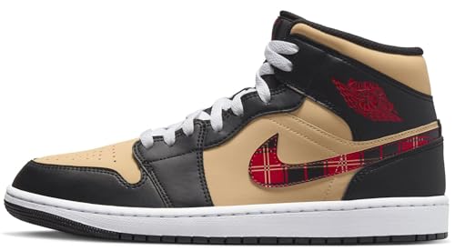 Image of Nike Air Jordan 1 Mid SE Leather Mens Shoes