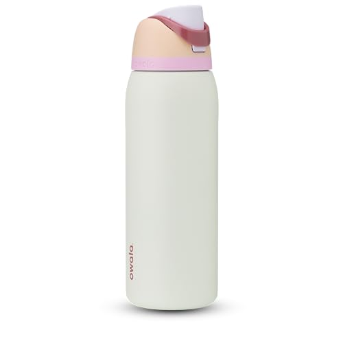 Owala FreeSip Insulated Stainless Steel Water Bottle with Straw, BPA-Free Sports Water Bottle, Great for Travel, 40 Oz, Coastal Mist