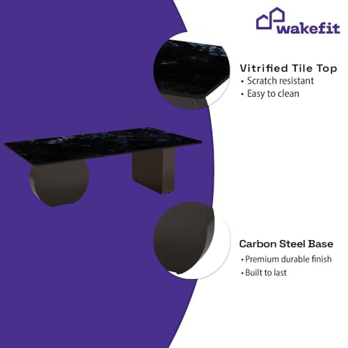 Image of Wakefit Center Table | 1 Yr Warranty | Coffee Table for Living Room Wooden, Tea Table for Living Room Wooden, Sofa Table, Free Installation from Brand, Modern Multi-Functional & Wobble-Free(Typica)
