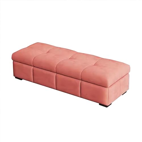 Banco de almacenamiento tapizado, reposapiés de entrada con asiento para sala de estar, dormitorio, pasillo, diseño funcional y elegante