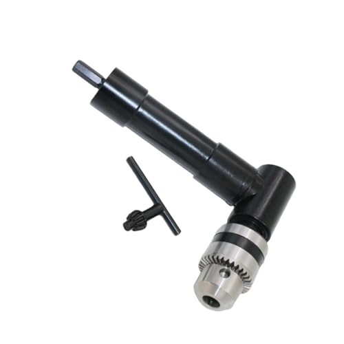 Uonlytech 90grado Adaptador De Portabrocas Extensión De Ángulo De Grados Para Taladro Eléctrico Accesorio Para Taladro Angular Para Trabajos De Difícil Acceso o Metal