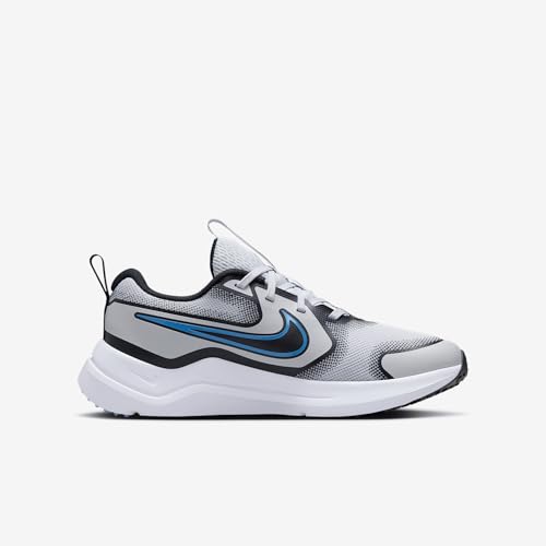 Nike Cosmic Runner Big Kids' Road Running Shoes (HM4402-006, Pure Platinum/Black/White/Blue Beyond)3