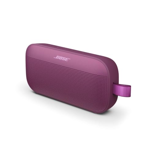 Image of Bose SoundLink Flex Bluetooth Speaker (2nd Gen) - Portable Outdoor Speaker with Hi-Fi Audio, Waterproof and Dustproof, USB-C, Up to 12 Hours Battery Life, Rosewood Mauve - Limited Edition Color