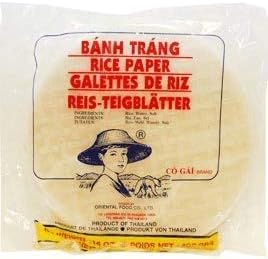 Co GAI Brand Banh Trang Rice Paper 22 cm, 14.11 oz ? 400 g