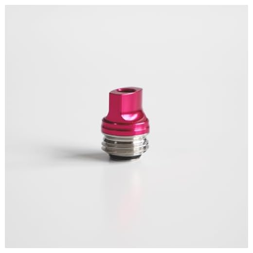 WratryParts 510 Whistle Colorful Mouthpieces BB Drip Tip For 510 Thread Subohm RTA RDA, Billet Box Tank (Pink)