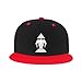 Laos Three Headed Elephant Baseball Hat Unisex Kids Adjustable Fashion Hip Hop Flat Bill Hat Red