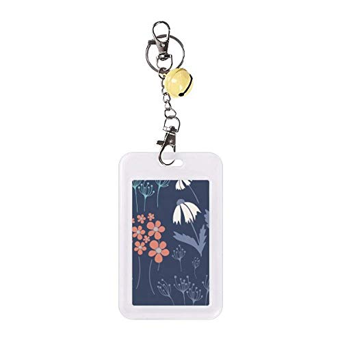 Badge de protection pour carte de crédit fleur bleue sécurité NFC