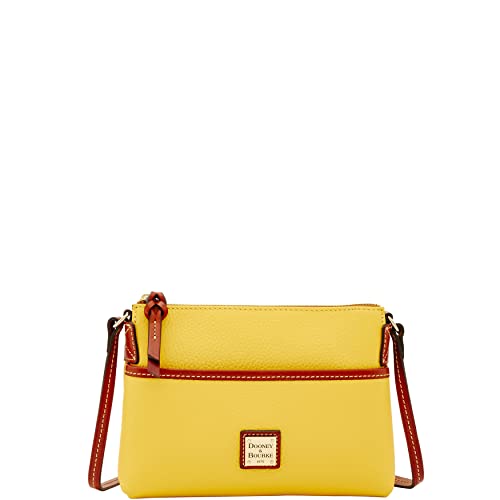 Dooney & Bourke Women's Crossbody Handbags, Pebble Grain Ginger Small Crossbody Bags for Women