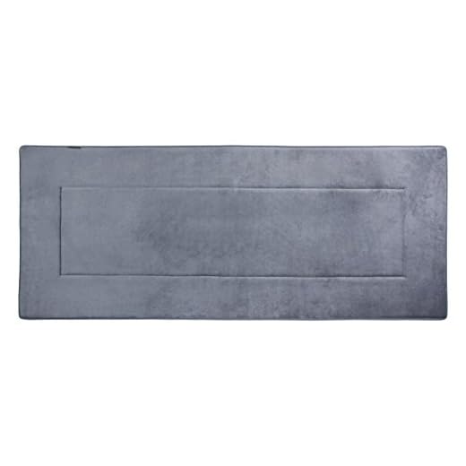 FABBRICA HOME Ultra-Soft Extra-Thick High Density Memory Foam (2 feet by 5 feet, Slate Gray)