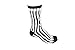 Maccabi Official Pair Juventus FC Vertical Stripes Socks With Logo, Size 9-13