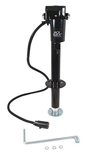 cric de flèche électrique idéal pour stabiliser votre caravane en camping