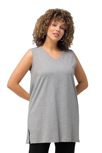 Ulla Popken Damen große Größen Basic-V-Top